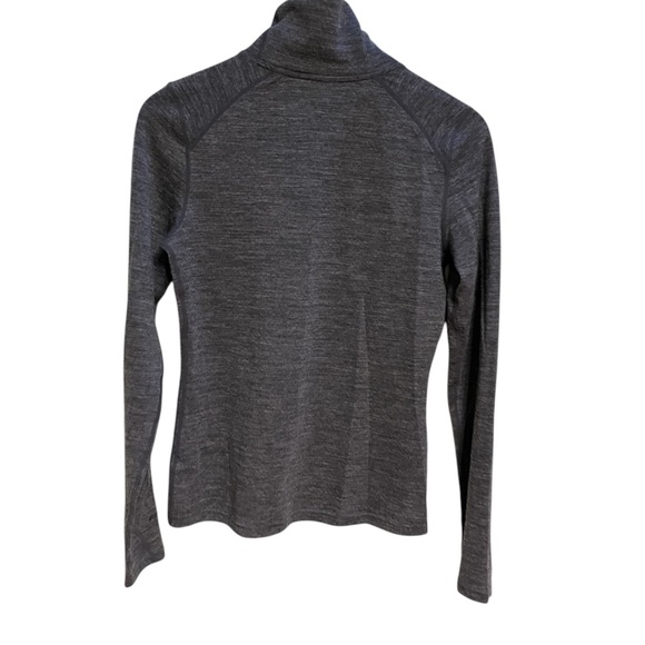 Woolskins grey turtleneck merino wool top size medium - Picture 8 of 13